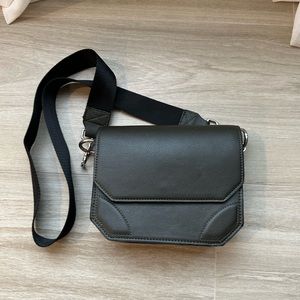 Zara green military bag